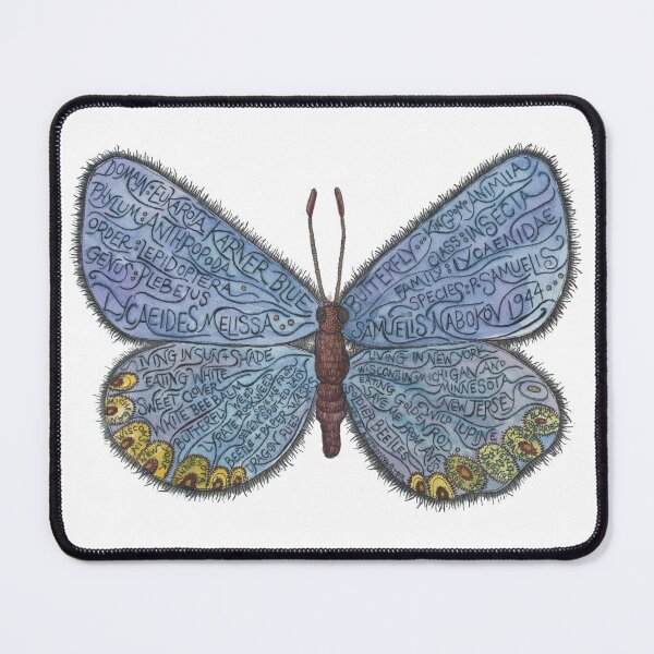 Item preview, Karner Blue Nabokov Butterfly 1944 designed and sold by astrongwater.