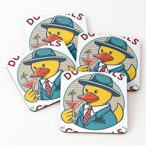 Item preview, Funny Duck Ducktails And Cocktails designed and sold by KitonicTees.
