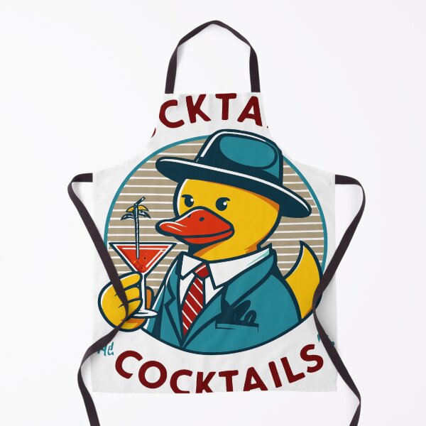 Item preview, Funny Duck Ducktails And Cocktails designed and sold by KitonicTees.