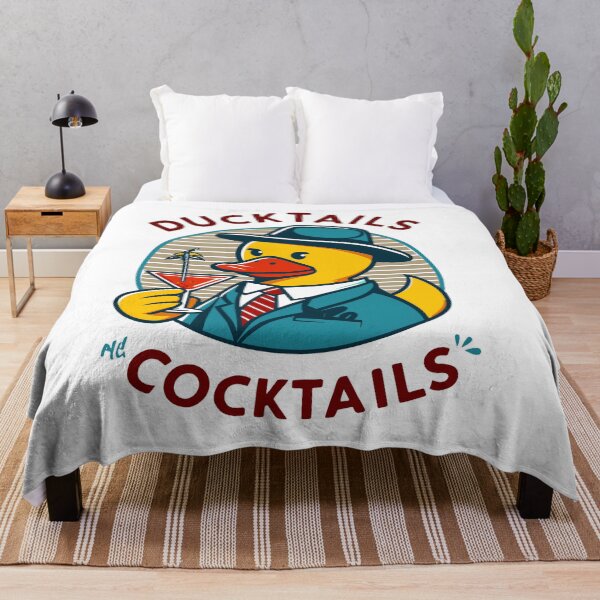 Item preview, Funny Duck Ducktails And Cocktails designed and sold by KitonicTees.