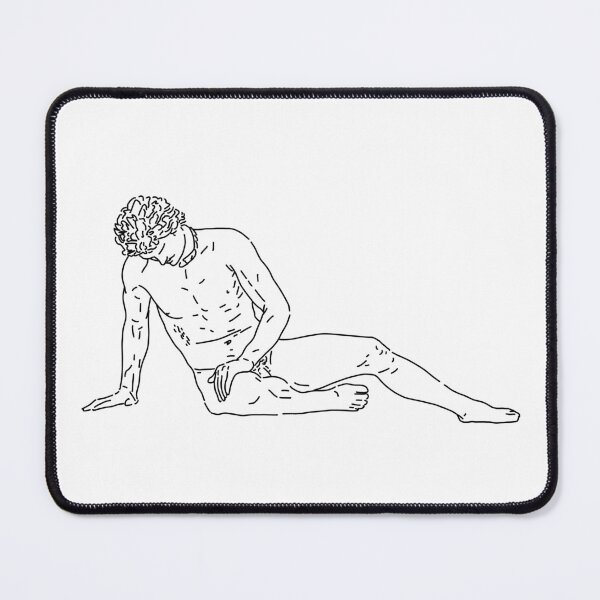 Item preview, The Dying Gladiator line drawing illustration designed and sold by thesoloboyy.