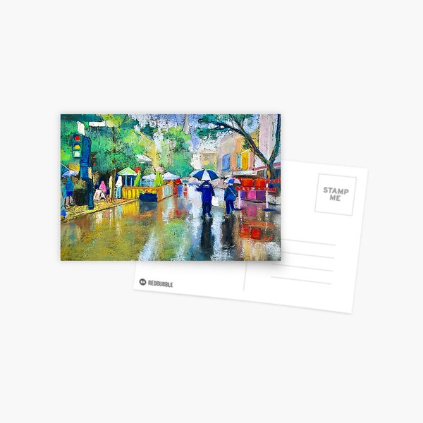 Montreal life scene Postcard