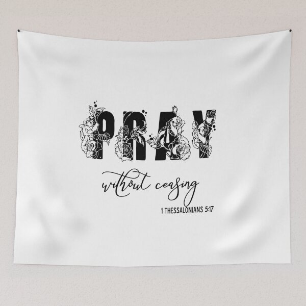 Item preview, Pray without ceasing Floral Graphic design designed and sold by adriana-holmes.