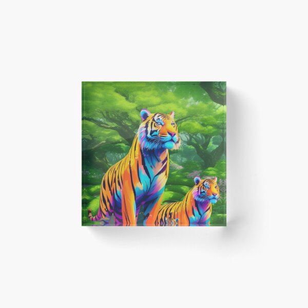 Item preview, Tiger with family moving in forest design designed and sold by OutdoorArtistry.