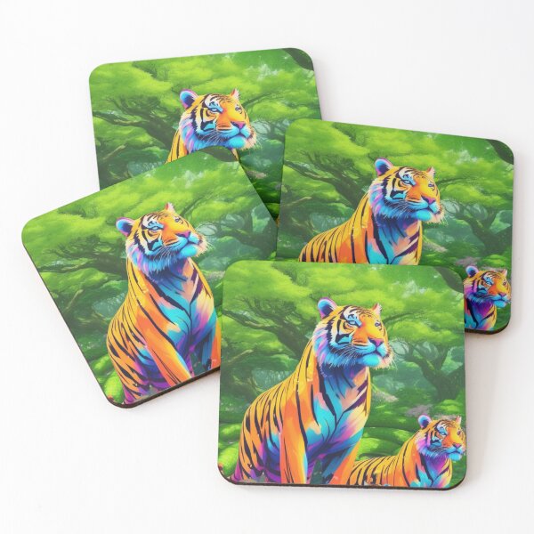 Item preview, Tiger with family moving in forest design designed and sold by OutdoorArtistry.