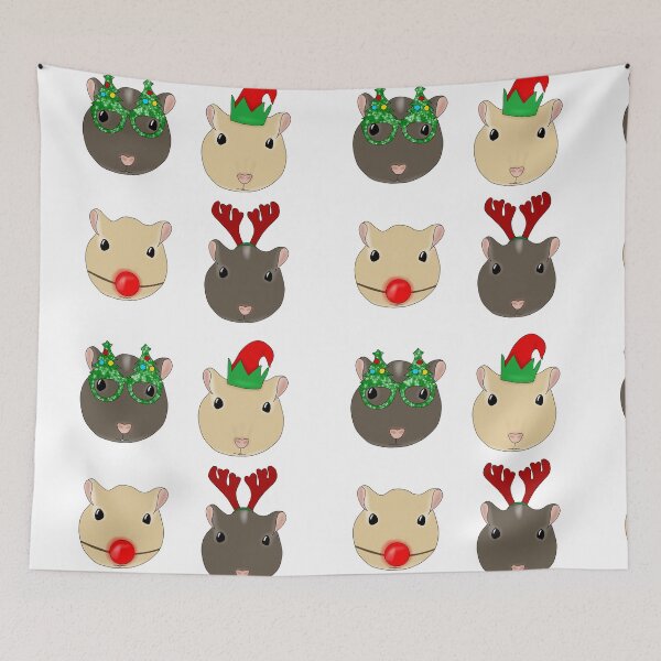 Item preview, Christmas Gerbil heads designed and sold by Becky-Marie.