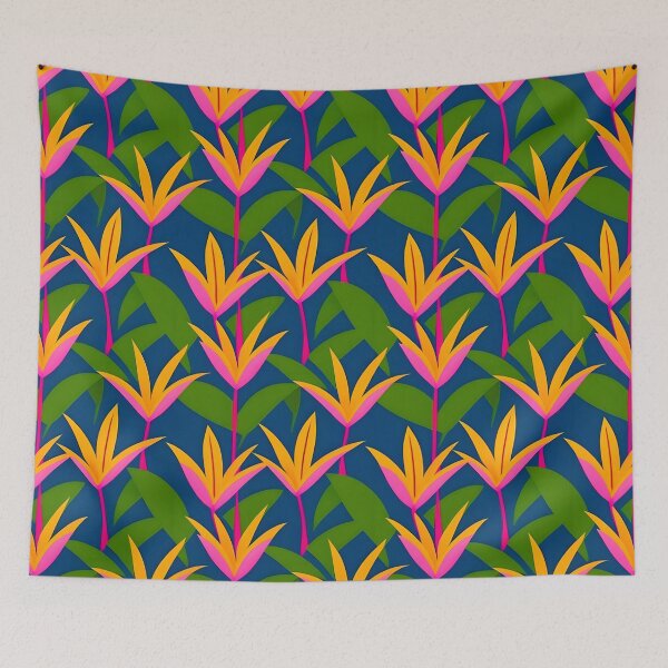 Item preview, Vibrant Orange Tulip Pattern designed and sold by Vorterix.