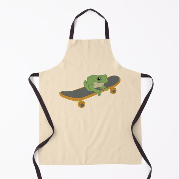 Item preview, Cute Frog on a skateboard designed and sold by Cute-Treasure.