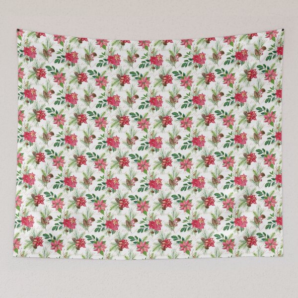 Artikelvorschau, Vintage Blumen-Weihnachtspoinsettia entworfen und verkauft von LionessLove.