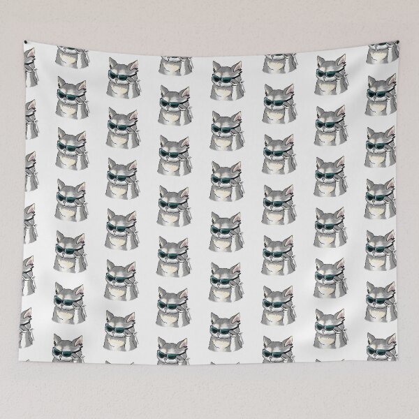 Item preview, Gray kitten with glasses  designed and sold by Ranydrawings.