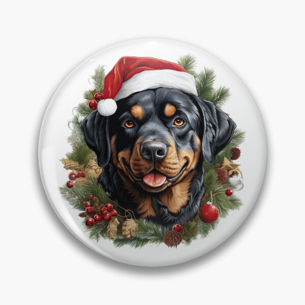 Item preview, Rottweiler Christmas designed and sold by Arthoughts.