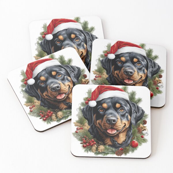 Item preview, Rottweiler Christmas designed and sold by Arthoughts.