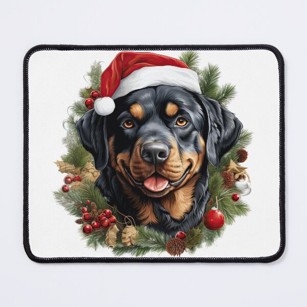 Item preview, Rottweiler Christmas designed and sold by Arthoughts.