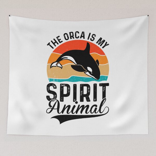 Item preview, The orca is my spirit animal designed and sold by BorczVisuals.