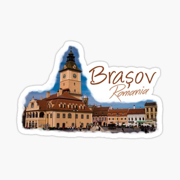 Brasov, Romania: Main Town Square Sticker
