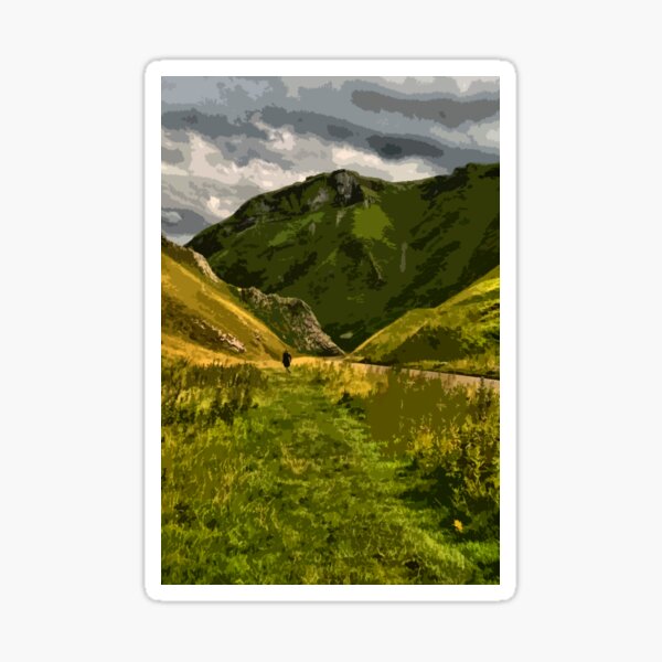 Winnats Pass, Castleton, Derbyshire Sticker