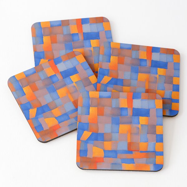 Item preview, blue-orange-red designed and sold by MoxisWatercolor.