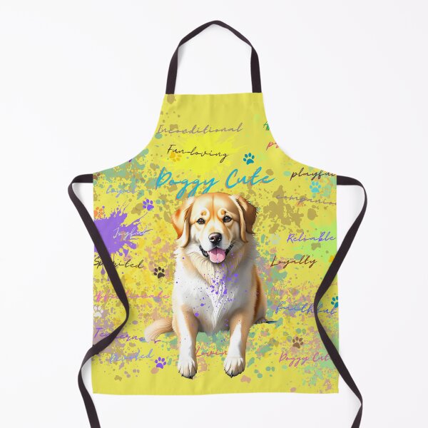 Artikelvorschau, Happy Pup-Art: Golden Retriever Mehrfarbig entworfen und verkauft von Omarupattern51.