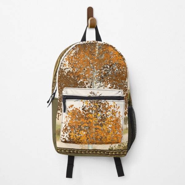 Item preview, Autumn colorful tree - lonely birch with yellow and brown leaves. designed and sold by esao.