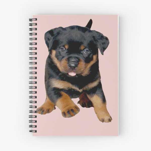 Item preview, Cute Rottweiler Puppy Running With Tongue Out designed and sold by taiche.