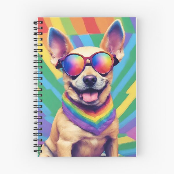 Aperçu de l'œuvre Chien arc-en-ciel créée et vendue par PixelRealm.