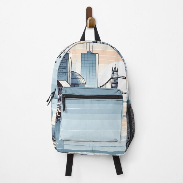 Item preview, Metropolitan Echoes - London Skyline Digital Art designed and sold by RyanBelandres.