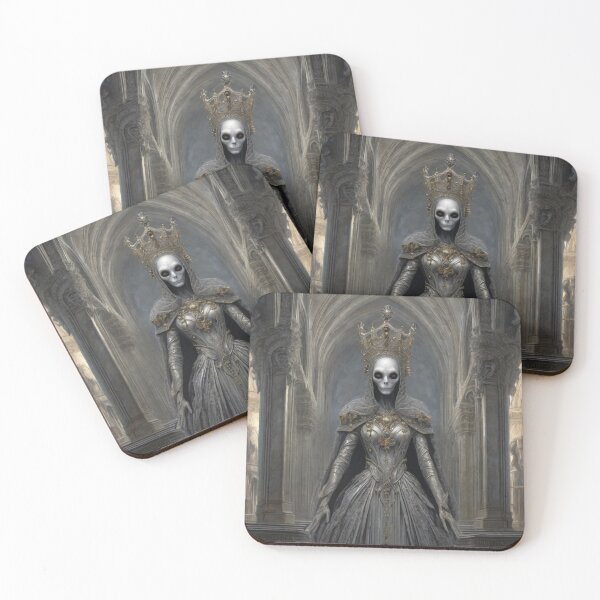 Item preview, the queen monarch Grey Alien designed and sold by tileartwork.