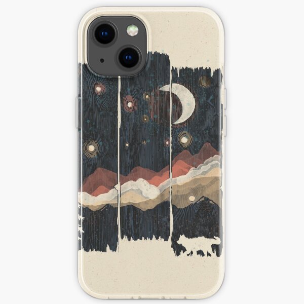 Starry Night in the Mountains... iPhone Soft Case