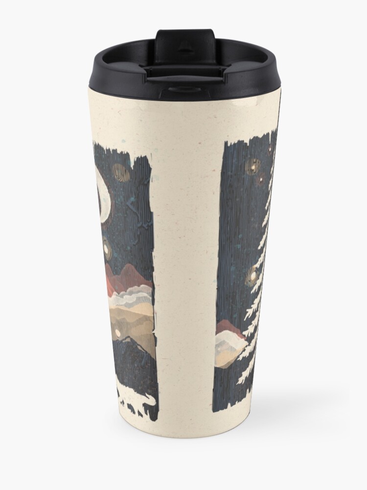 Alternate view of Starry Night in the Mountains... Travel Mug