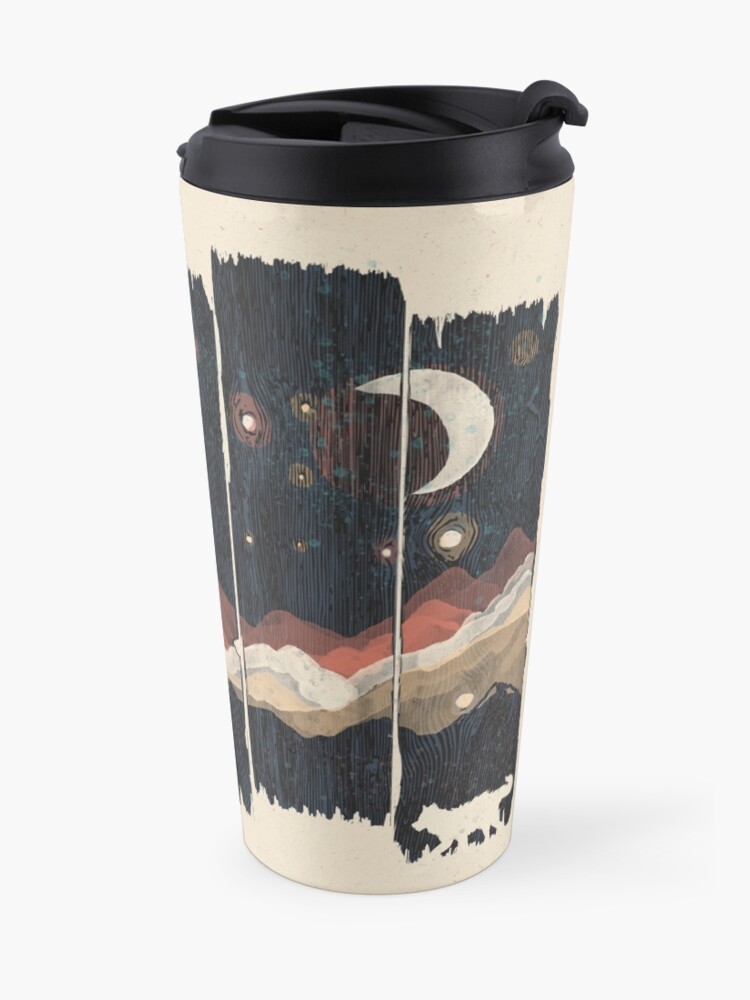 Alternate view of Starry Night in the Mountains... Travel Mug