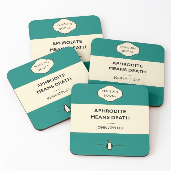 Item preview, Penguin Book Aphrodite Means Death designed and sold by K0ffieBroodje.
