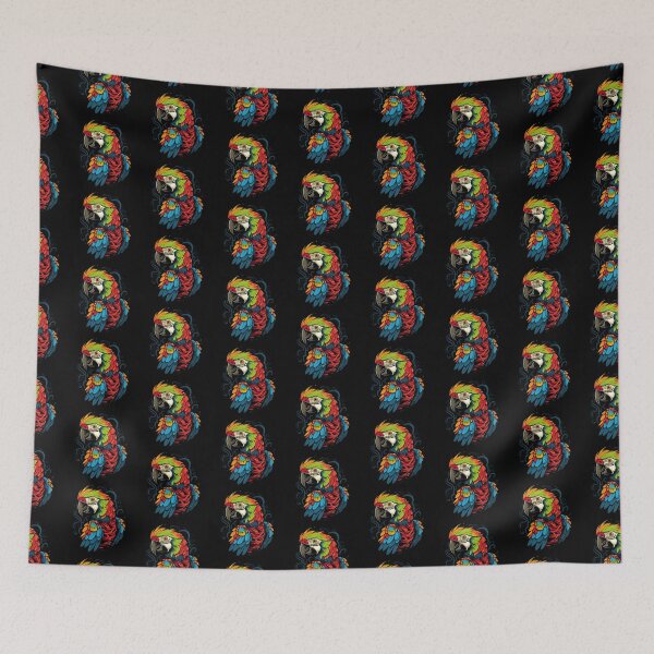 Item preview, Colorful cartoon style parrot designed and sold by TraceDessiner.