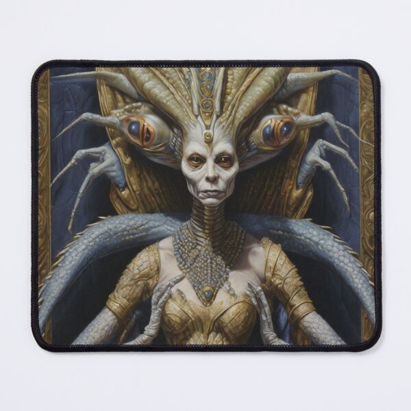 Item preview, the queen monarch Reptilian Alien designed and sold by tileartwork.