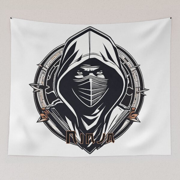 Item preview, Modern ninja with mask with lettering: Ninja designed and sold by Salimgor Hangaround Music.