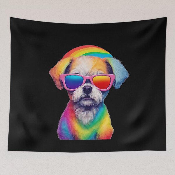 Item preview, Rainbow Dog designed and sold by PixelRealm.