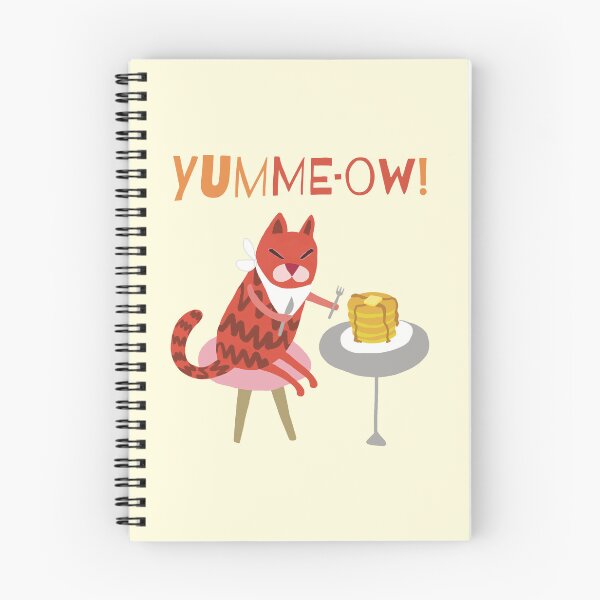 Item preview, Red Cat eating pancakes - Yummeow designed and sold by DCamille.