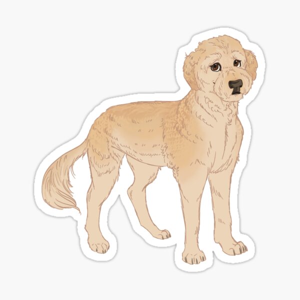 Item preview, Goldendoodle designed and sold by venusvalkyrie.