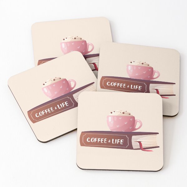 Item preview, Cup of Coffee on the Book designed and sold by BookishSpace1.