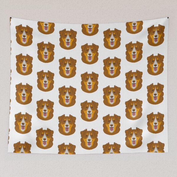 Item preview, Australian shepherd red tricolor  designed and sold by Cynthiaetal.