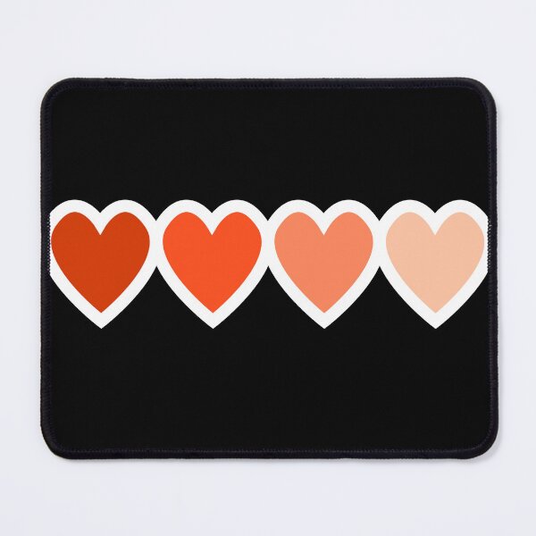 Item preview, Cute orange hearts designed and sold by Safa Reda.
