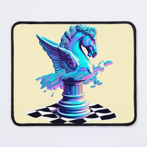 Item preview, Vaporwave Pegasus Chess designed and sold by Joako Zeta.