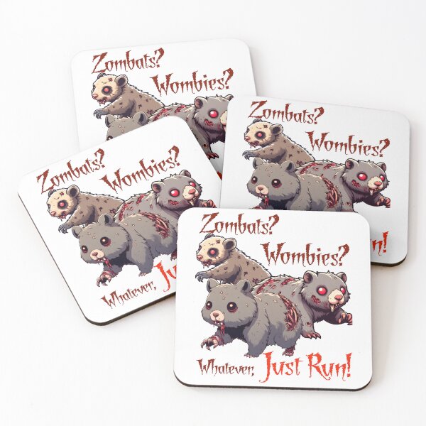 Item preview, Zombie Wombats Are Coming! designed and sold by Matthew Kinnersly.