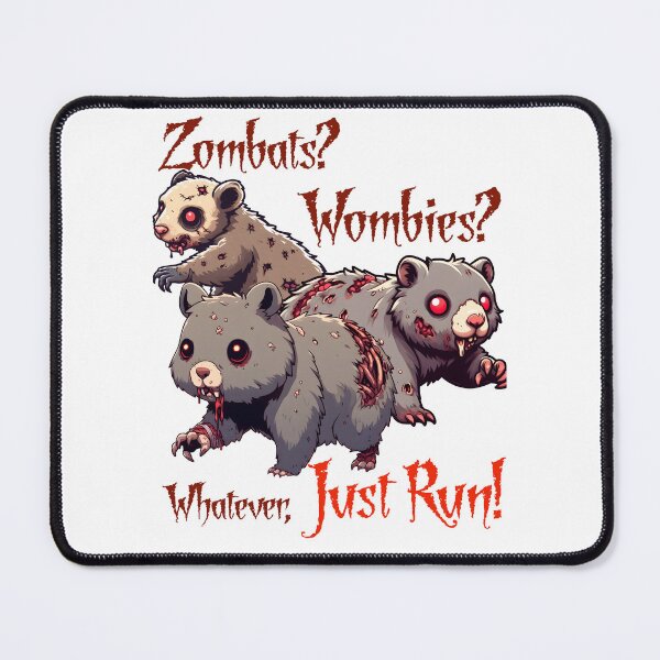 Item preview, Zombie Wombats Are Coming! designed and sold by Matthew Kinnersly.