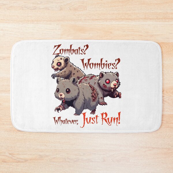 Item preview, Zombie Wombats Are Coming! designed and sold by Matthew Kinnersly.