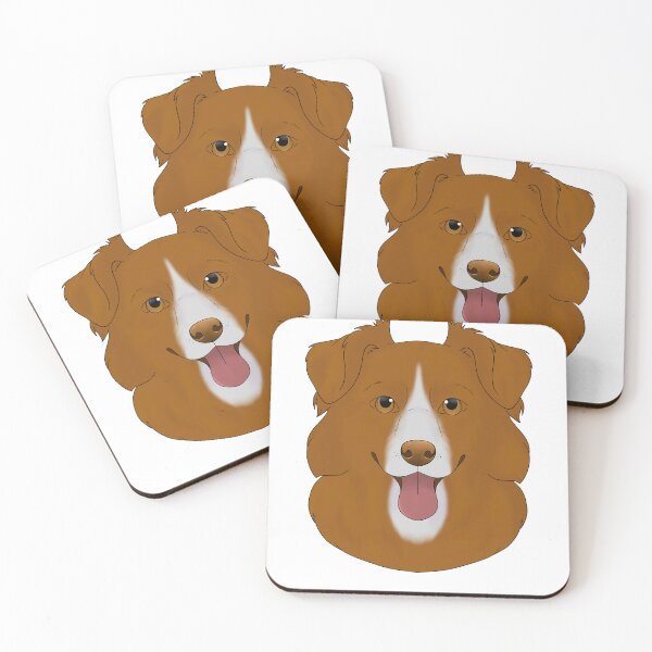 Item preview, Australian shepherd red and white designed and sold by Cynthiaetal.