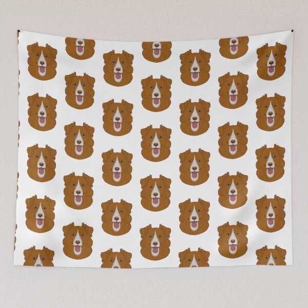 Item preview, Australian shepherd red and white designed and sold by Cynthiaetal.