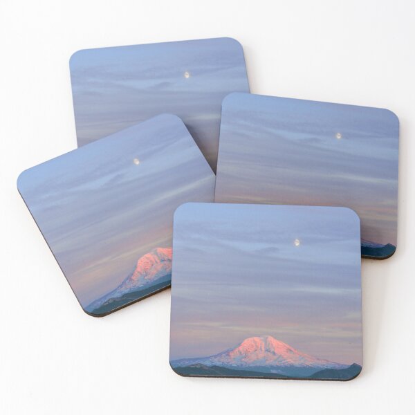 Item preview, Moon rise over Mt. Adams designed and sold by neens612.
