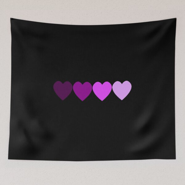 Item preview, Copy of Cute purple hearts designed and sold by Safa  Reda.