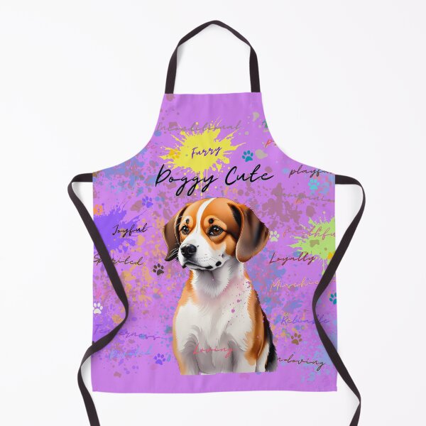 Artikelvorschau, Beagle Words: Ein mehrfarbiges Kunstwerk entworfen und verkauft von Omarupattern51.