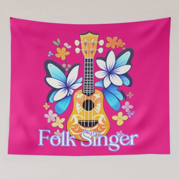 Item preview, Folk singer  designed and sold by Roxburylane.